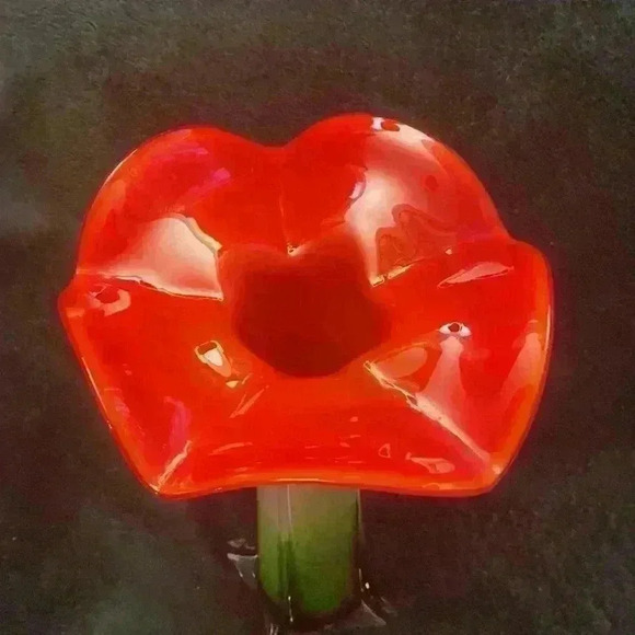 Murano Style  Vase Art Glass - Picture 3 of 13